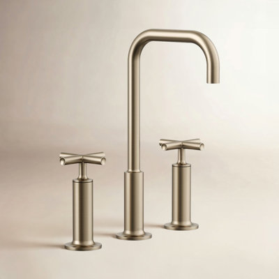 Purist Widespread Faucet with Cross Handles