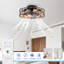 Ventilateurs de plafond encastrés 20 po avec lumières et télécommande-234346937