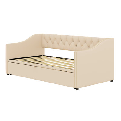 Upholstered Daybed With Pop Up Trundle