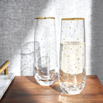 Island Carafe & Stemless Wine Glass Set by Twine Living®