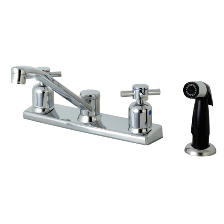 Kingston Brass Concord Two-Handle 8" Centerset Kitchen Faucet