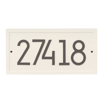 Modern Address Plaque