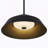 14 Inch Diameter Integrated Led Black Pendant-1643508037