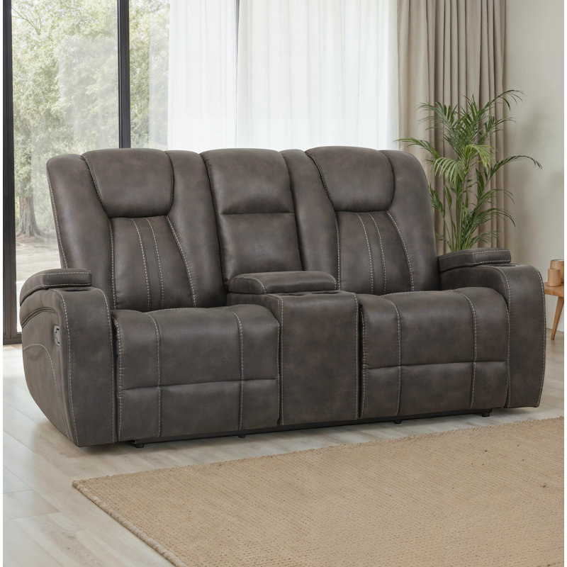 Causeuse inclinable manuelle Marlow, Gris anthracite