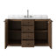 Malden Single Wide Vanity-Satin Espresso Oak
