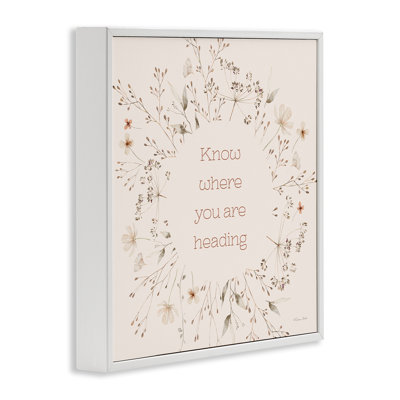 «Know Where You Are Heading», estampe numérique, design par Susan Ball