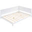 Lit de jour de style moderne Mid-Century / Blanc - Bois massif pour lit de chambre à coucher au look élégant-1352232769-1352232768