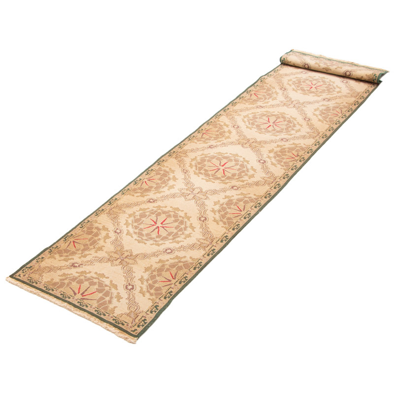 Tapisserie Laim Finest beige kilim 2 pi 6 po x 12 pi 0 po