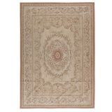 Hand Knotted Wool Area Rug in Multi