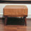 Tabouret de pieds en cuir brun clair Buffalo