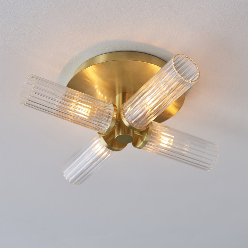 Ewelina Ash 4-Light Semi Flush Mount