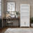 Haven 78 Inch High Bookcase Pier, No Assembly Required, White Finish-979756515