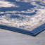 Riter Dark Blue / Navy / Cream Aubusson Oriental Rug-349538912
