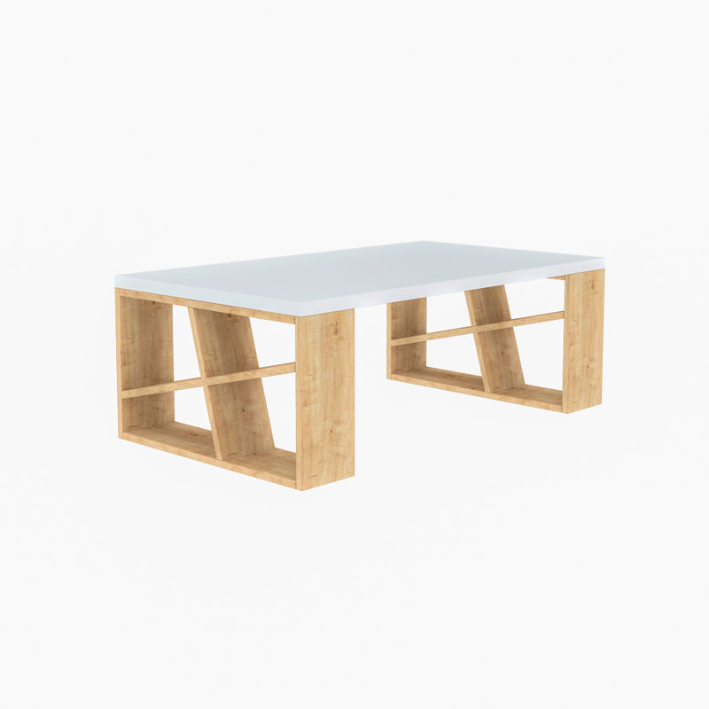 Aislin Versatile Coffee Table with Storage and Open Compartments, Sonomo