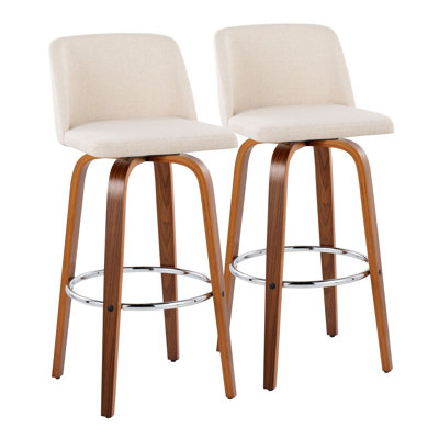 Toriano Swivel Upholstered Counter Stool