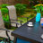 Argyri 8 - Person Patio Dining Set with Extendable Rectangular Table , Cushions Included