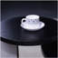 32,68 po et 16,93 po, table basse, table d'appoint, table d'appoint, table d'appoint avec placage en chêne noir, panneau de fibres à densité moyenne de 25 mm pour le salon, la salle à manger et la chambre à coucher, pieds en pierre frittée, noir, diamètre 83 + 43 cm-1033485253