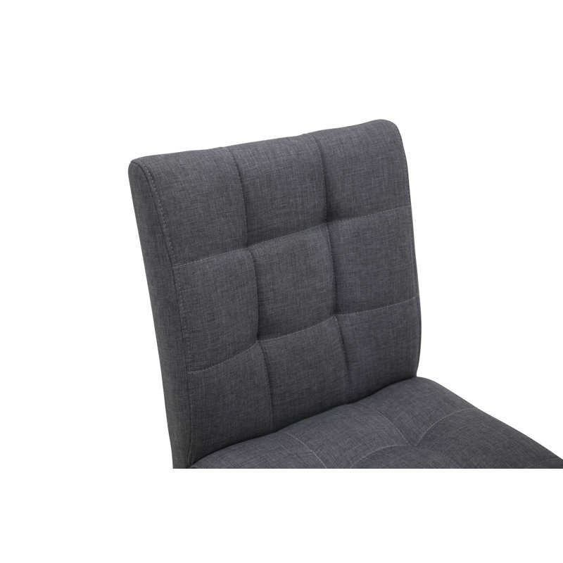 Manila 46cm H Polyester Blend Upholstered Side Chair