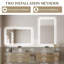 Rectangle Wall Makeup / Shaving Mirror-1347374524