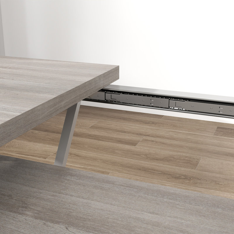 Table de cuisine extensible Nordic Style, Gris