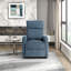 Fauteuil inclinable moderne et contemporain en velours côtelé 27 po Yailem avec siège à ressorts ensachés et structure en bois massif-1343952645