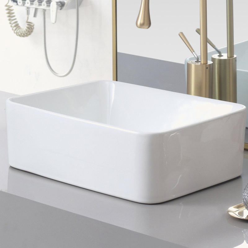 Lavabo de salle de bain Vasser, Blanc
