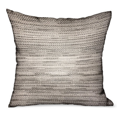 Silver Lake Weave Square Indoor/Outdoor Pillow Cover & Insert