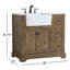 Pardue 36'' Single Bathroom Vanity with Carrara Marble Top-851616320
