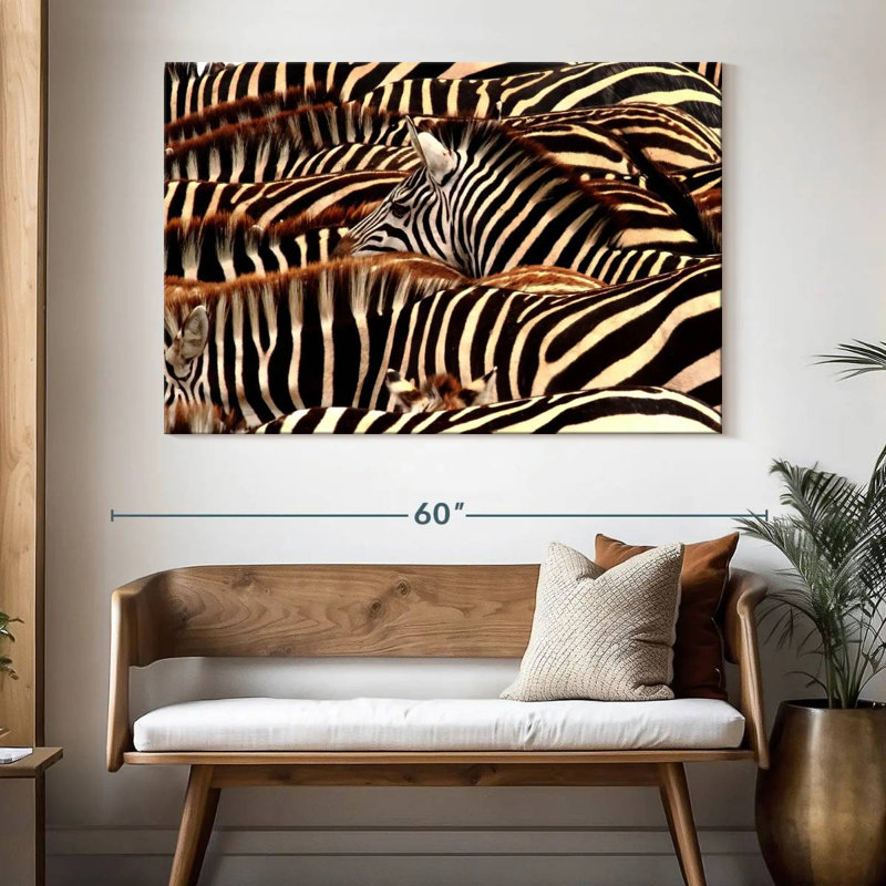 Brampt Serengeti Zebra Stripes, 34" H x 51" W