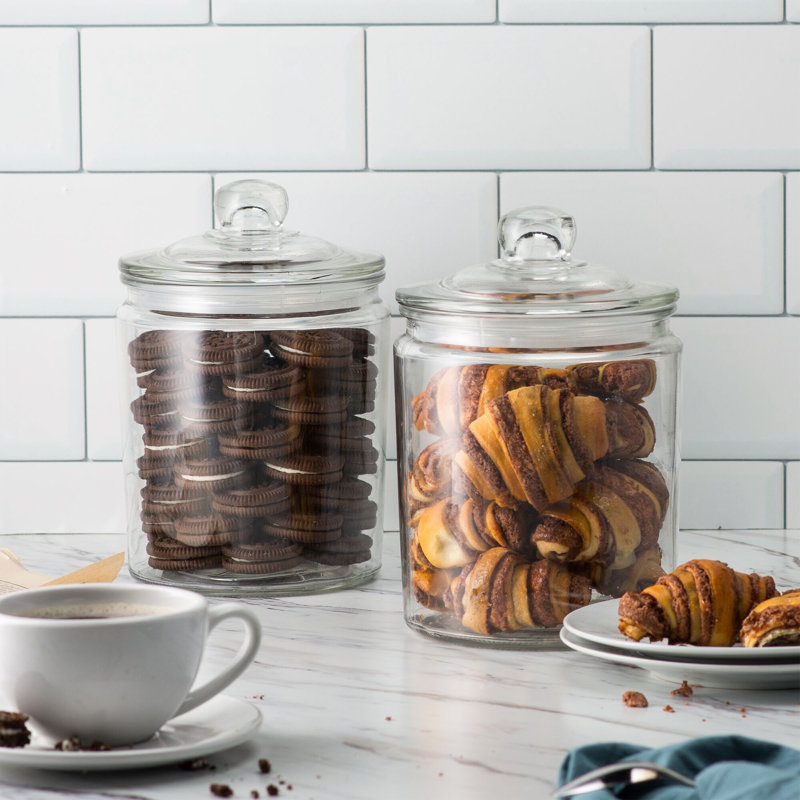 Glass Jar - Set of 2