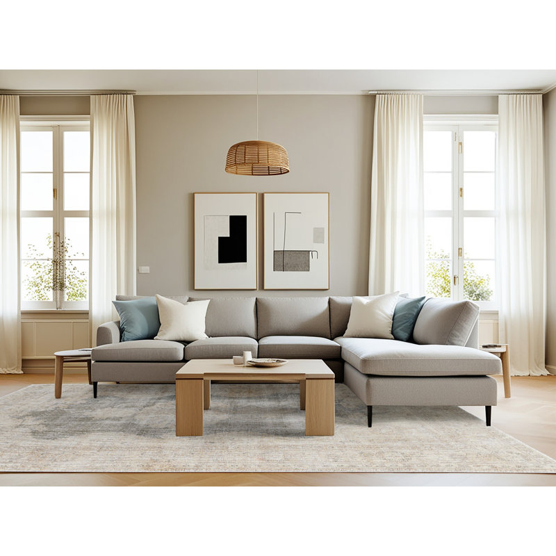 Tapis 100% traditionnel lavable à la machine 3734, Rectangle 8 pi x 10 pi