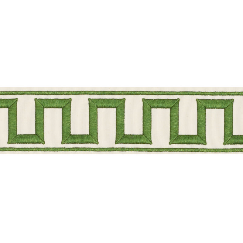 Ruban brodé Schumacher x Miles Redd, Vert