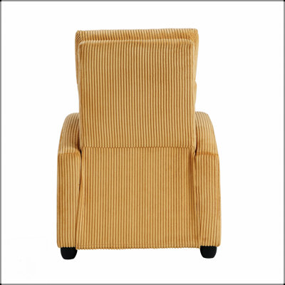Fauteuil inclinable moderne avec dossier en velours côtelé, confortable et durable pour le salon