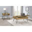 Table basse à plateau relevable