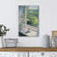 Art mural sur toile Sunlit Window View - Paysage de campagne confortable pour la cuisine ou la chambre à coucher-115244521-115244522-115244523