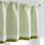 Cantonnière de fenêtre à double couche avec passe-tringle rustique-588364583-588364578