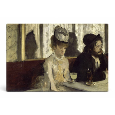 L'Absinthe (1876) — Landscape Canvas Wall Art