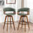 Joeanne Faux Leather Swivel 26'' Counter Stool-1368353560
