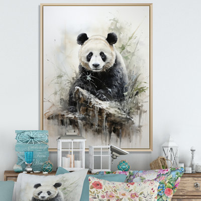 «Beimnet Asian Art Panda Animal I», reproduction sur toile