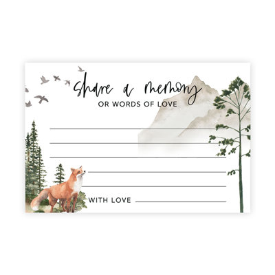 Woodland Fox Share a Memory Cards