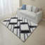 Tapis blanc / noir à poils longs Corey-Leigh-1831363740