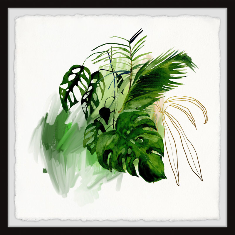 Garden Gateway by Marmont Hill - Single Picture Frame Painting, 45cm H x 45cm W x 3.81cm D