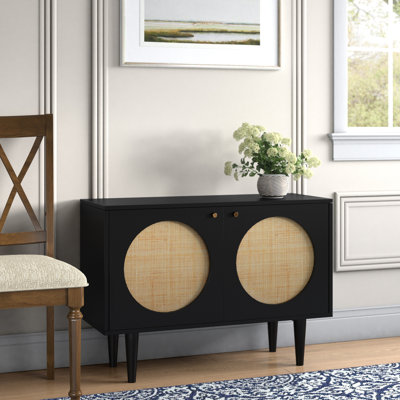 Peltz 39.5" Wide Mango Solid Wood Sideboard by George Oliver