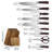 Kitchen Knife Set With Block And Sharpener