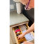 Diviseurs de tiroir réglables en bambou avec insertions et étiquettes - Organisateur de cuisine et de maison extensible pour tiroirs, commodes, bureau et salle de bain, 6 diviseurs avec 12 insertions-701197872