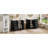 Spacious 72'' Modern Vanity With Ceramic Sink, Solid Wood Frame, Bathroom Essential