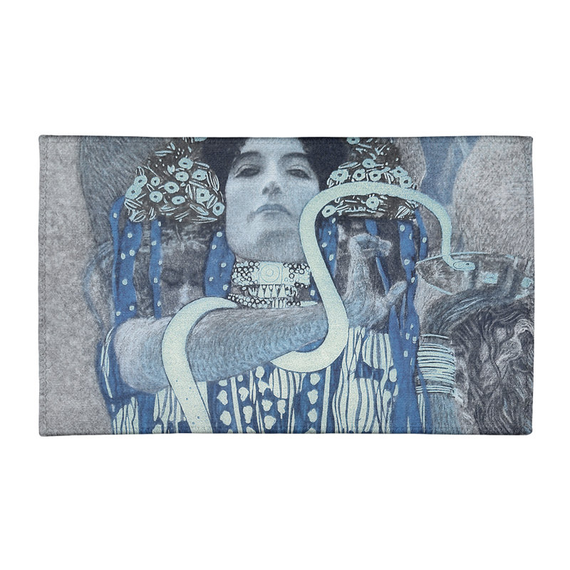 Tapis bleu/gris hygeia, Rectangle 2 pi x 3 pi
