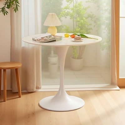 Modern Round Dining Table, ∅31.5'' Kitchen Dining Room Furniture, Coffee Table, Leisure Table, Living Room Table, Oval Dining Table