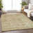 Aelain Orange Washable Indoor-Outdoor Rug - LOOMLAN-1801432939