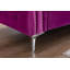 Canapé modulaire réversible en velours avec repose-pieds Zaida-687878258